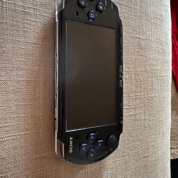 Sony Black Handheld Console Sleek Design